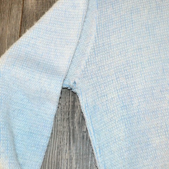 1980s Vintage Blocky Scottish Terrier Purple Teal White Sweater Top - Picture 3 of 6